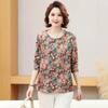 High Elastic German Velvet Spring and Autumn Long-sleeved Bottoming Middle-aged and Elderly