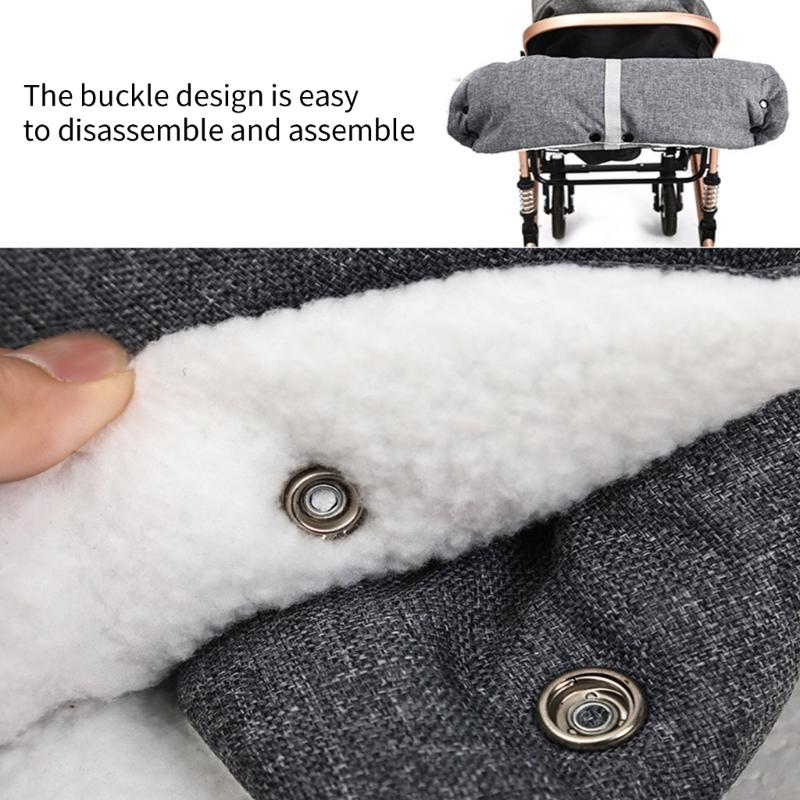 Wind and Snow Resistant Gloves for Parents Warm Gloves for Strollers Durable Stay Comfortable While Pushing the Stroller