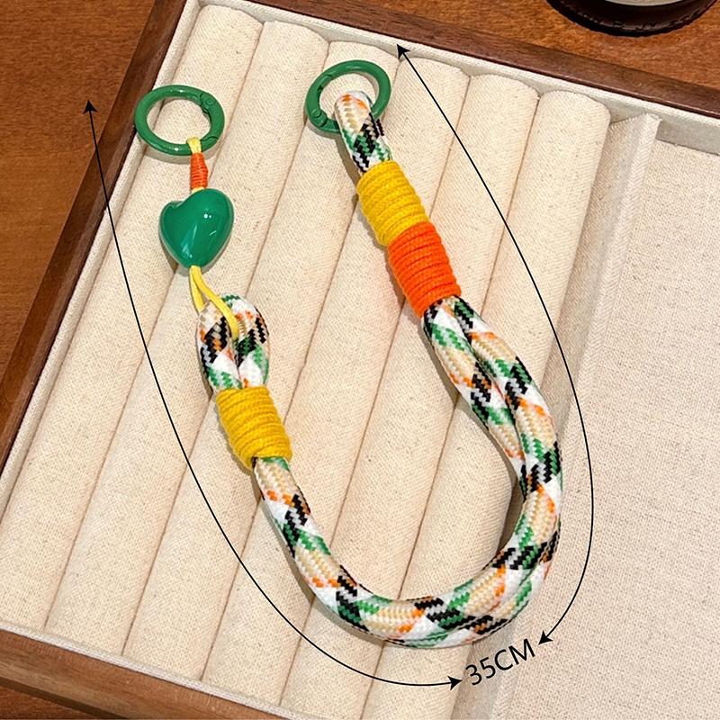 [HF]New 1Pc Cute Colorful Mobile Phone Portable Anti-loss Lovely Knot Hand Bracelet