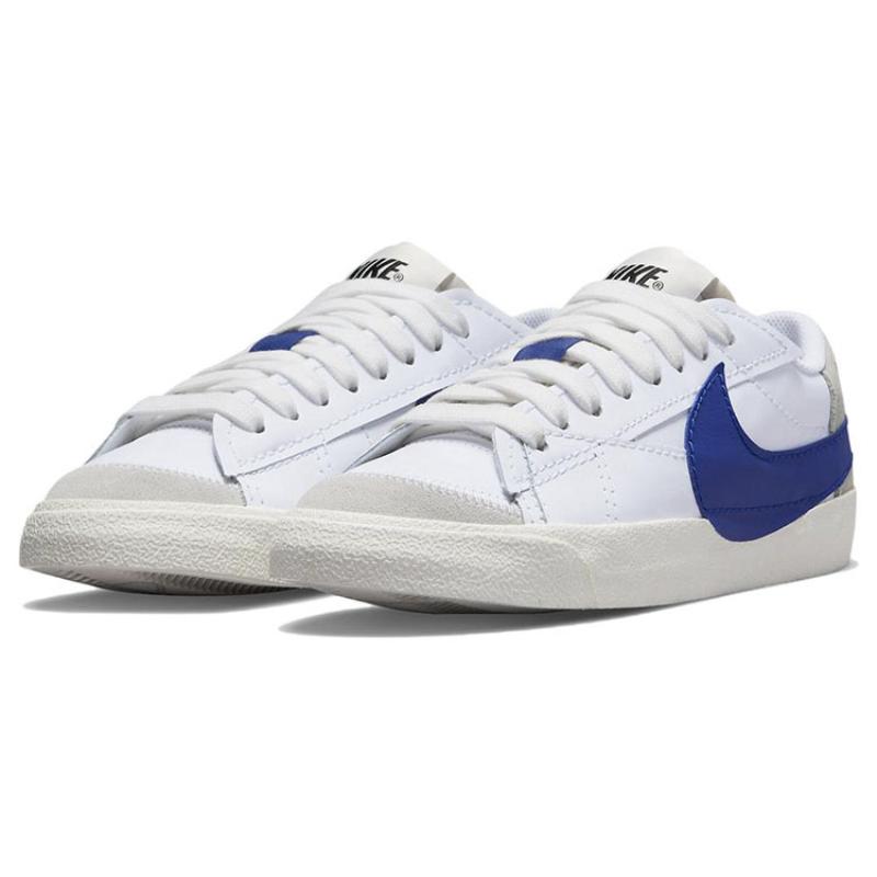 Nike Blazer Low 77 Jumbo White Old Royal Sneakers Skateboard Shoes DQ8768-100