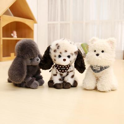 Cute Poodle Dog Doll West Highland Plush Toy Children's Sleeping Doll Doll Men's and Women's Birthday Gifts