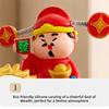 Cute God Of Wealth Desktop Decor Chinese Style Mascot Car Ornament Year of The Horse Blessing Horse Year Figurines New Year