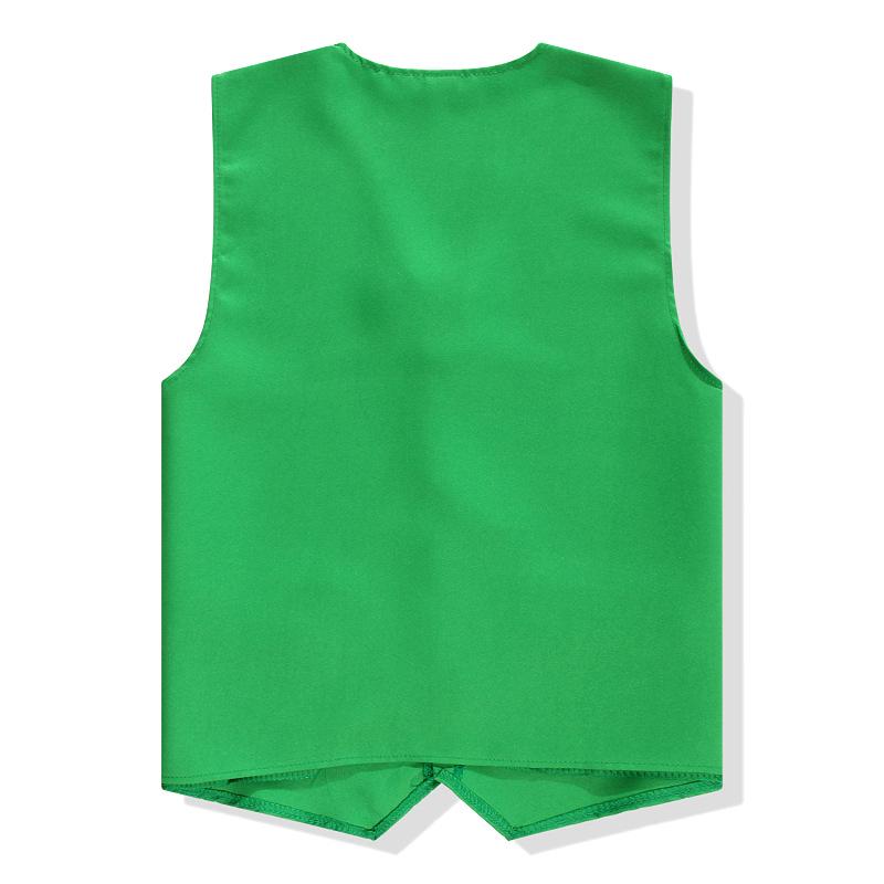 Customizable Single-Breasted Outdoor Volunteer Vest with Text & Logo Options