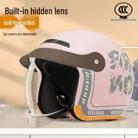 3C Certified All-Season Electric Scooter Helmet: Safety, Anti-Fog, Winter Warm for Men & Women