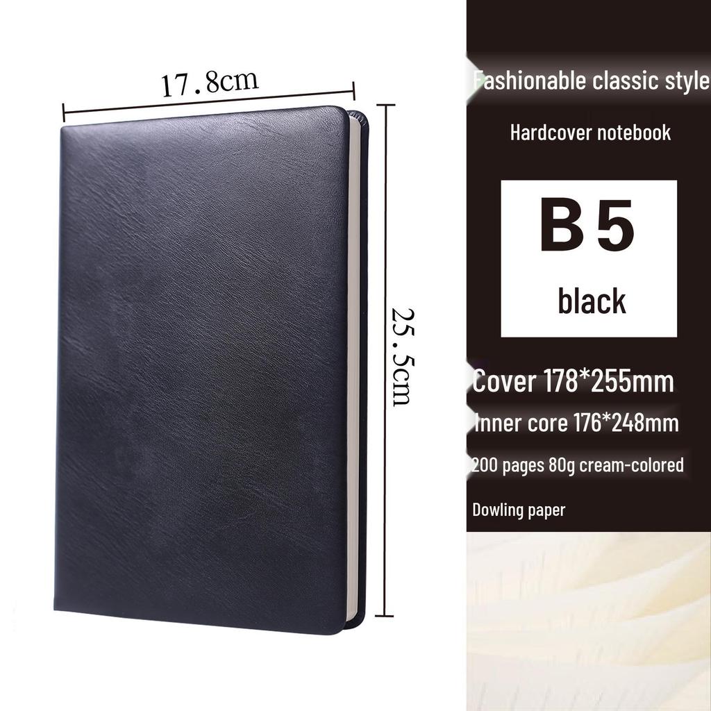 Korean Style Leather Cover Creative Diary Notebooks - Set of 5