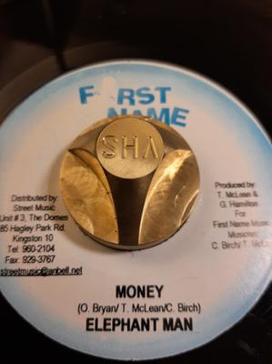 7inch Record ELEPHANT MAN - Money NONE First Name Musi 2005 Jamaica Reggae, Ska & Dub Used