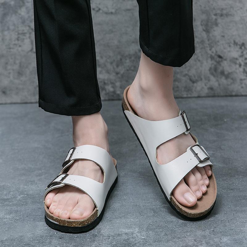 Mode Half Drag Street Persönlichkeit Herrenschuhe Herren Casual Walking Schuh All-Match Flats Strand Hausschuhe Herren Slip-on Schuhe