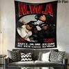 Tang Clan Wall Tapestry Aesthetic Wall Hanging Printed Fabric Blanket Decorative Tapestries for Bedroom Living Room Home Decor