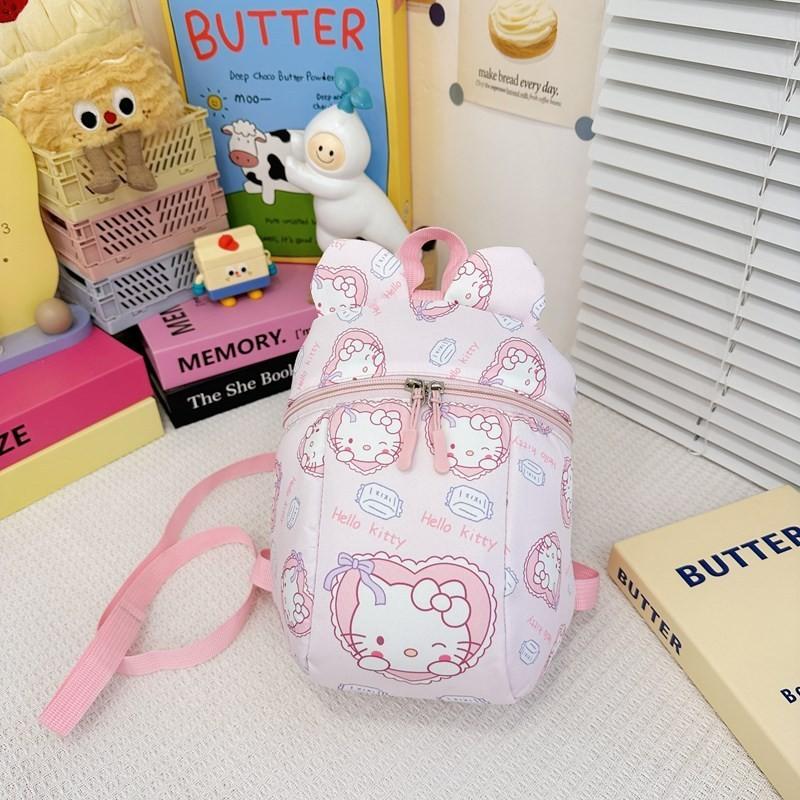 Adorable Cartoon Kids Backpack Nylon Material Cute Design For Boys And Girls