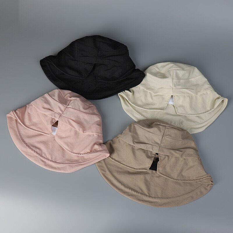 Women Quick Drying Bucket Hat Wide Brim Fisherman Cap Outdoor Summer Sun Hat