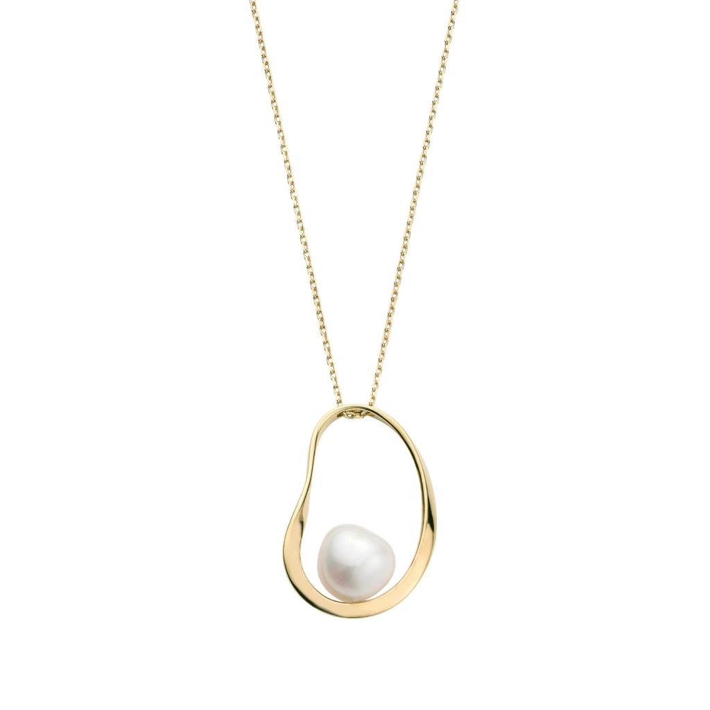 Kuma SV925 Silver TEEHAUS Pearl Necklace KM8 002555PF [Vendome Aoyama] [Official] [Kengo + MA,YU] [Kengo Kuma]