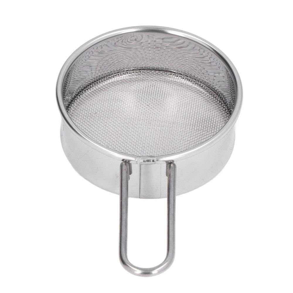 40 Mesh Round Flour Sieve Fine Mesh Mini Flour Sifter Professional Fine Mesh Sieve Home Bakeries