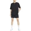 Nike T-shirt a maniche corte girocollo tinta unita da donna top Nero DX7911-010