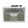 WINTECH Tape Recorder with Radio (FM Wide Compatible) Silver Auto Reverse PCT-11R2