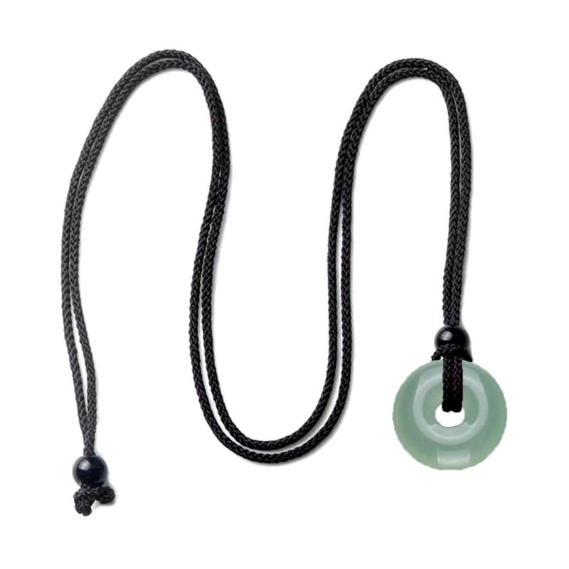 Crystal Agate Pendant Clavicle Chain Adjustable Cold Wind Safety Buckle Necklace