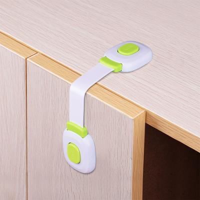 Druckknopf Kindersicherung Kühlschrank Schrank Stanzfreies Schloss Multifunktionales Kinderschutzschloss Heimzubehör