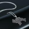 German Dog Shepherd Angel Puppy Animal Necklaces Pendants Gift for Women Chain Necklace