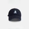 American Retro Washing Denim Baseball Hat Women Korean Style Face Showing Little Couple Street Embroidered Baseball Hat Men Casual