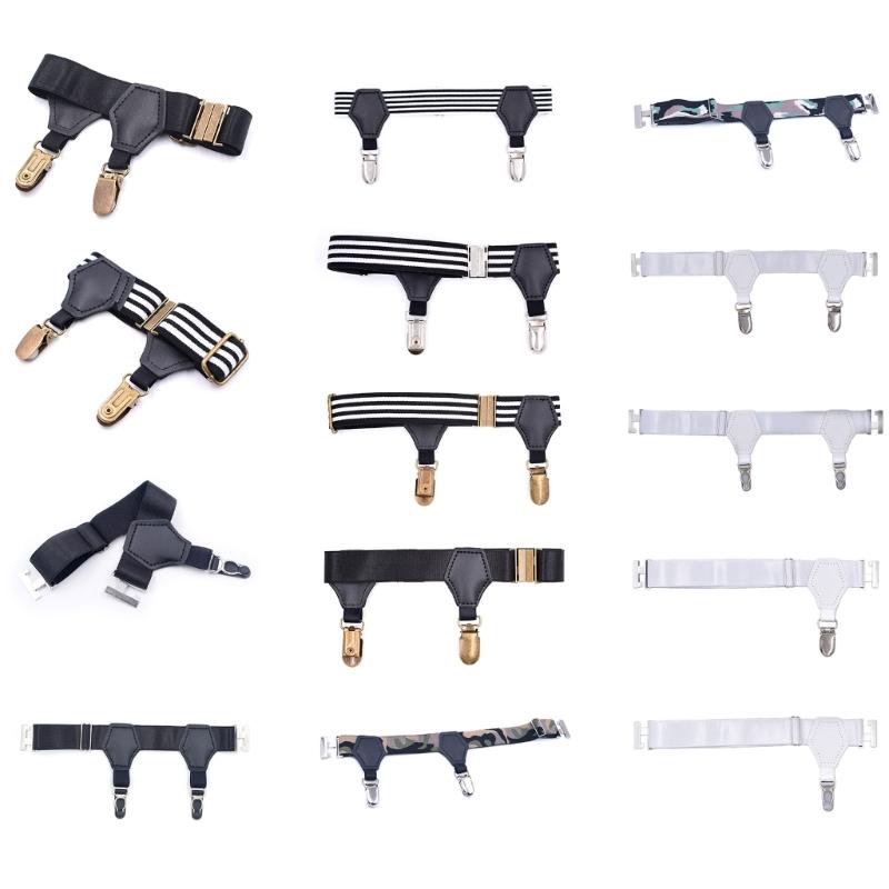 Mannen Vrouwen Sok Kousbanden Bandjes voor Werk, Feestelijke, Casual Shirt Jurk Houder Nabij Kousband Clip Accessoires