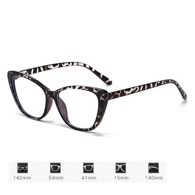 Fashion Ladies Reading Glasses Trendy Luxury Cat Eye Anti-blue Light Eyewear for Women Men Presbyopia Eyeglasses