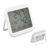 Digitales Thermometer Smart Touch Einstellungen Weckerfunktion Temperatur-Feuchtigkeits-Rekorder mit leuchtendem LCD-Bildschirm