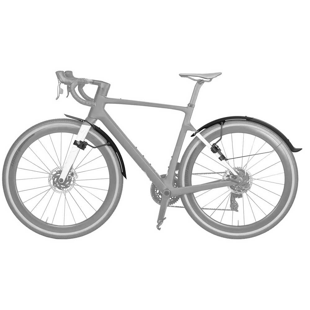 Topeak Tetra Fender G1 G2 Gravel Bike Mudguard Front and Rear Set 700c &