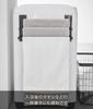 Yamazaki Home Tower 3797 Magnetic 3-Tier Towel Hanger for Washing Machine Black Direct from Japan