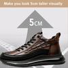 Luxury Men's Sneaker Winter Thick Bottom Casual Shoes Fashion Air Cushion Non Slip Sports Shoes for Men Outdoor Sneakers Zapatos