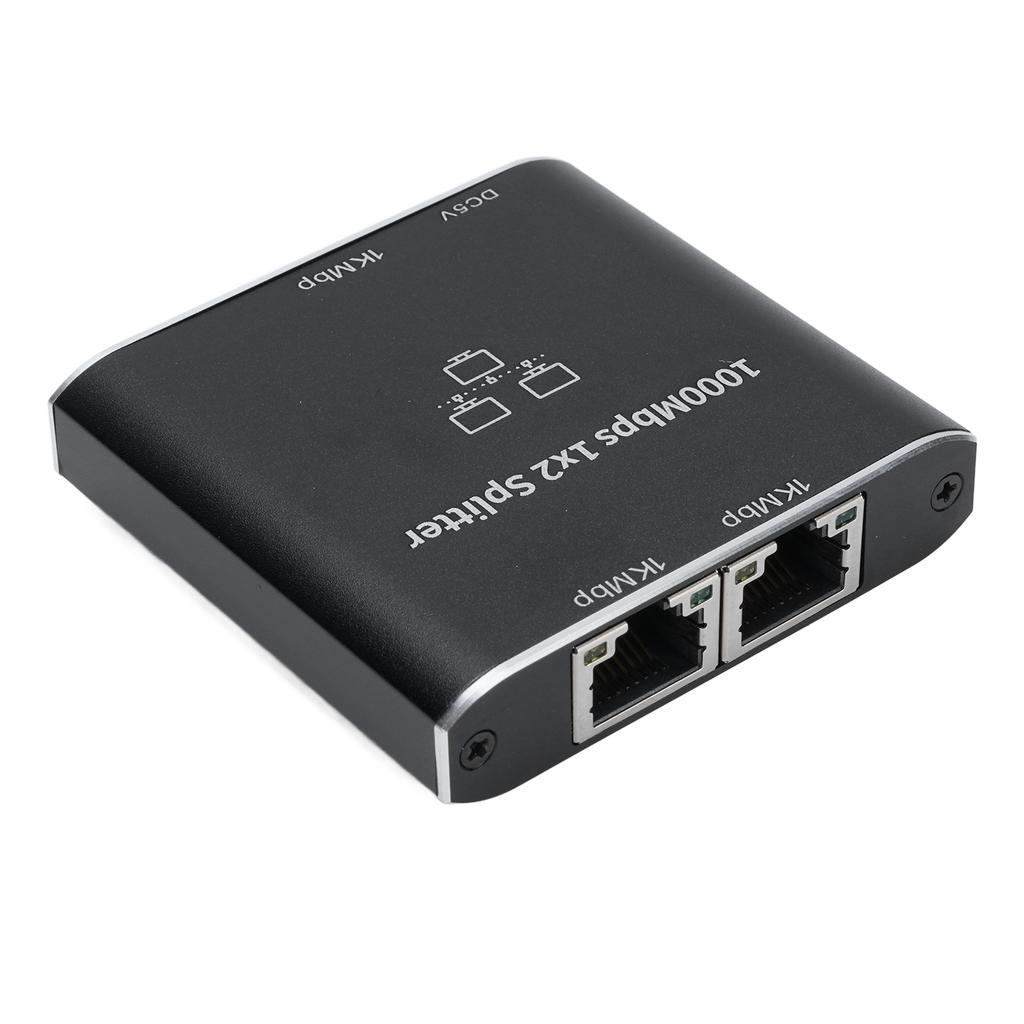 Gigabit Ethernet Splitter 1 To 2 1000Mbps RJ45 Internet Splitter Adapter Network Switcher for IPTV Router PC