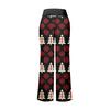 Pajama Pants Sleepwear Casual Drawstring Elastic Waist Pants Comfy Straight Yoga Loose Trousers