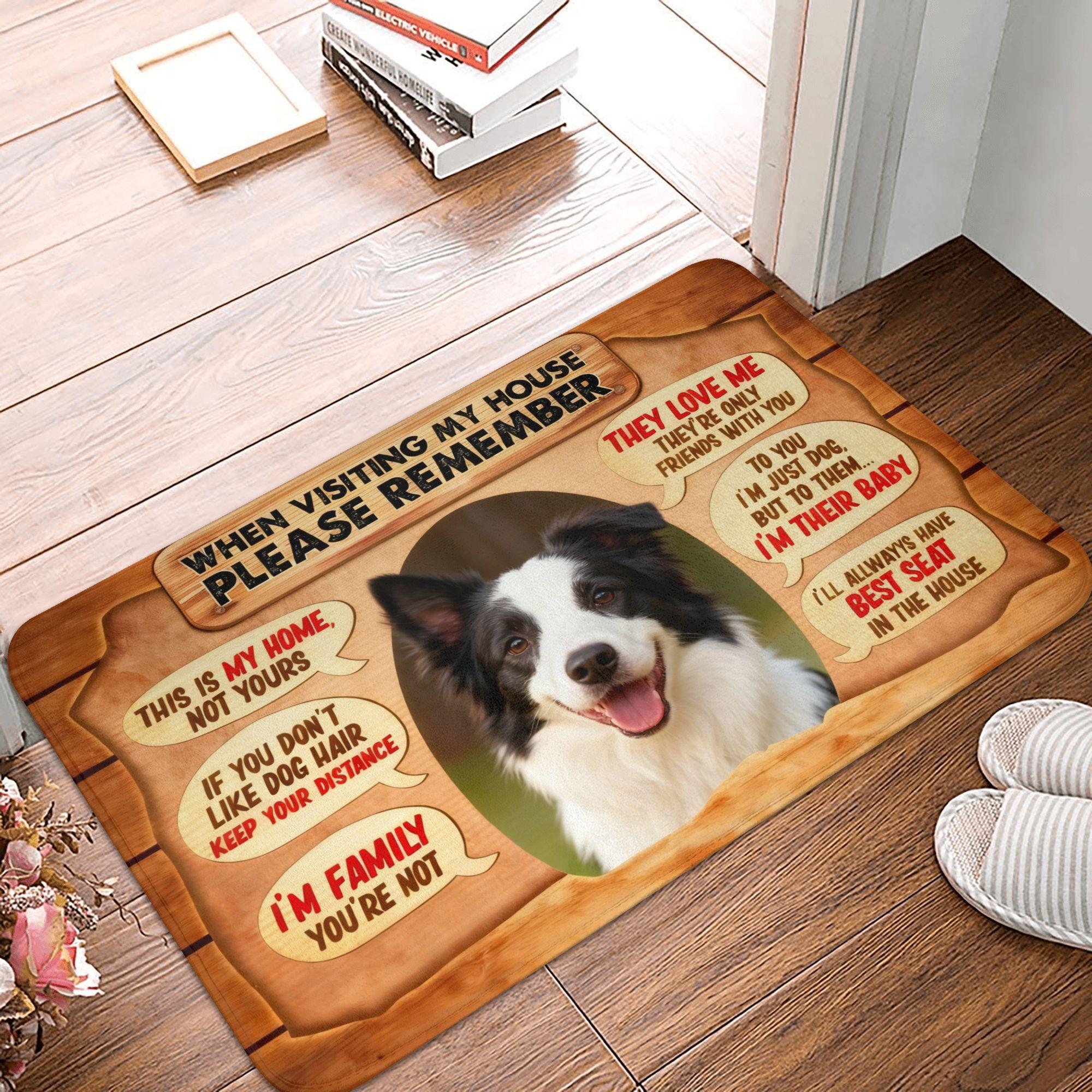 Cavalier King Charles Spaniel Dog Doormat Anti-Slip Entrance Kitchen Bath Door Floor Mats  Toilet Carpet Rug 40cmx60cm