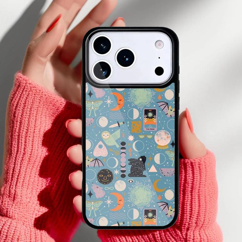 Witch Lunar Magic Phone Case for iPhone 17 Air 16e 15 14 13 Pro Max Back Cover for 12 11 Pro Coque