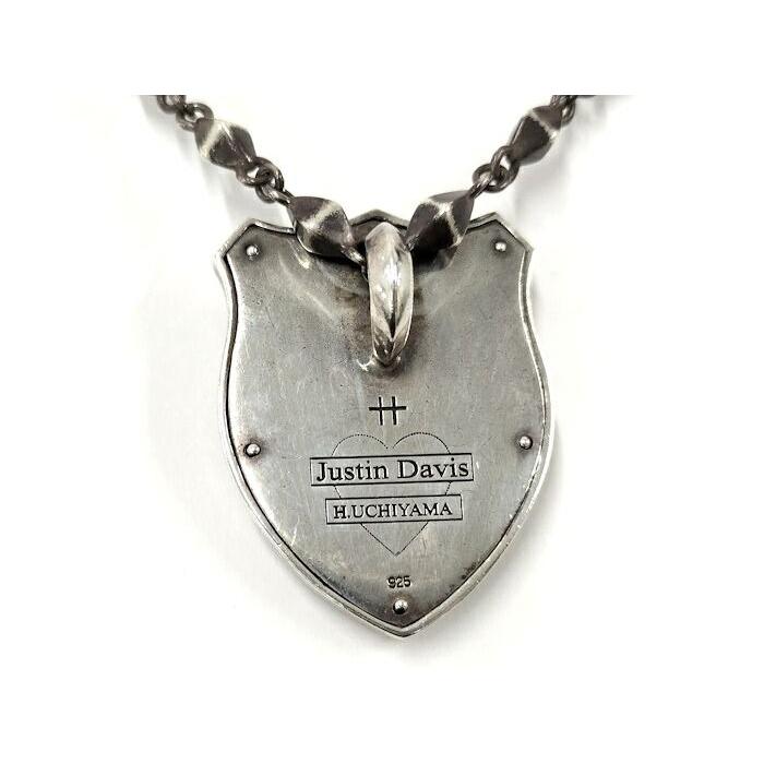 Used Justin DavisH.Uchiyama Necklace Skull Crown SV925 Silver