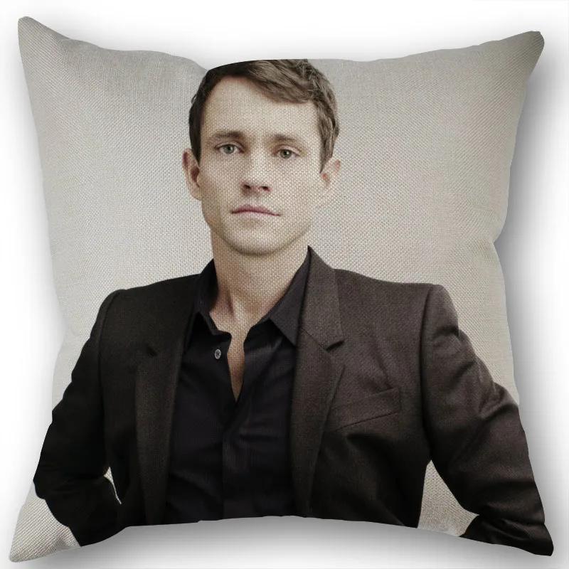 Custom Hugh Dancy Pillowcase Wedding Decorative Cotton Linen Pillow Case For Home Cushion Cover 45X45(One Sides)