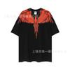 Summer Men's and Women's Same Fashion Trend T-shirt Personalized Trend Wing Printing Comfortable and Simple