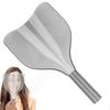 Hairspray Face Shield For Hairdressing Haircut Face Protector Barber Salon Shield With Handle Transparent Gray