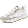 2025 Men's Summer Breathable White Mesh Sneakers - Korean Style Casual Versatile Dad Shoes