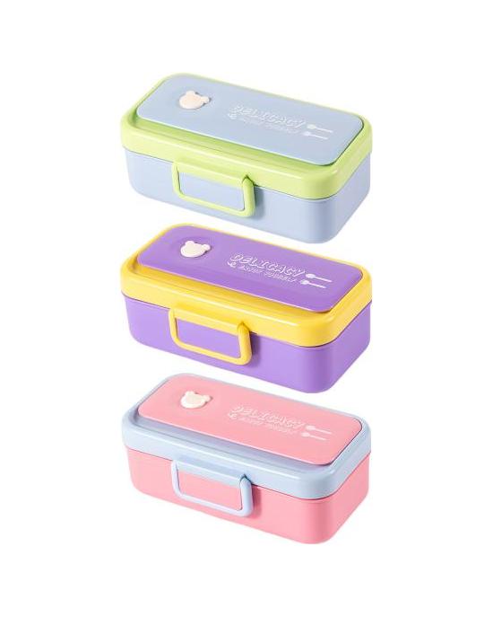 700ML Bento Lunch Box Mahlzeit Prep Lebensmittel Lagerung Container Frische Erhaltung Lunchbox
