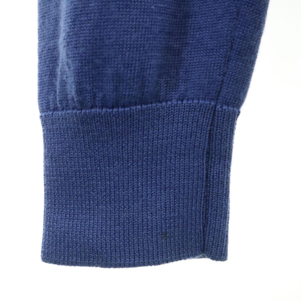 LACOSTE made in Japan Long sleeve knit 4 Blue Men's Used