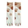 Women Fashion  Cat  Coral Thickening Cooton Middle Stockings Socks