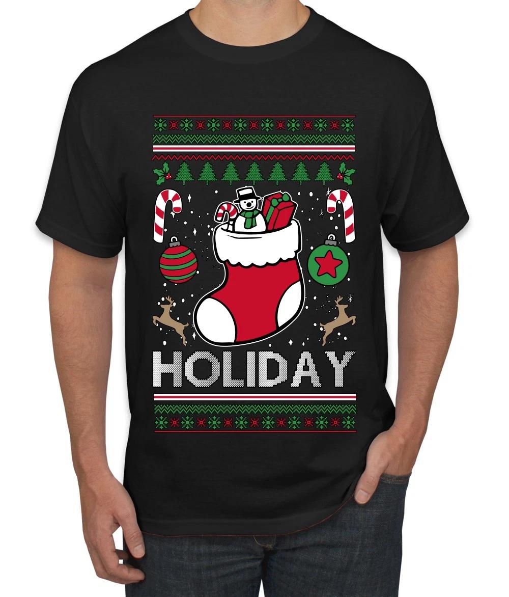 Holiday Couples Matching Ugly Christmas Men s T- Shirt 3XL