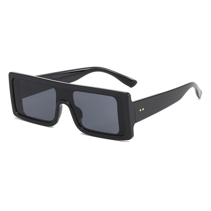 Hot-Selling Rectangular Large-Frame Sunglasses Integrated Multi-Color Sunglasses Men S And Women S Glasses