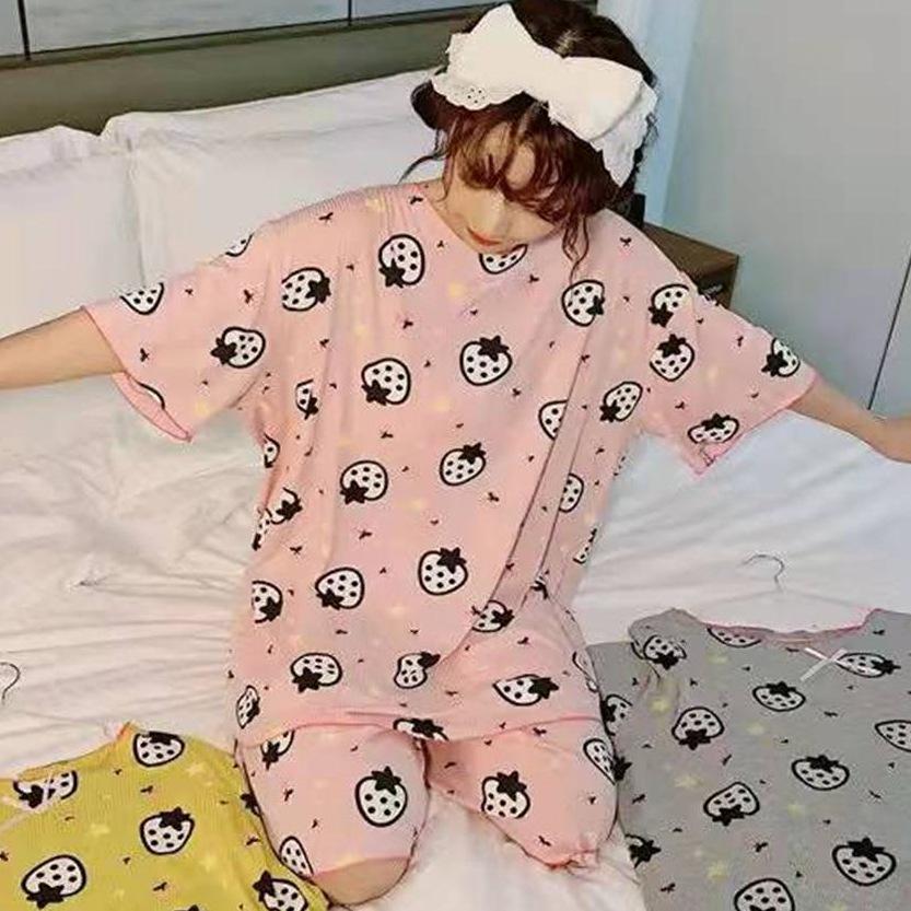 Korean Style Plaid Silk Pajama Set for Women - Long-Sleeved Spring & Autumn Homewear