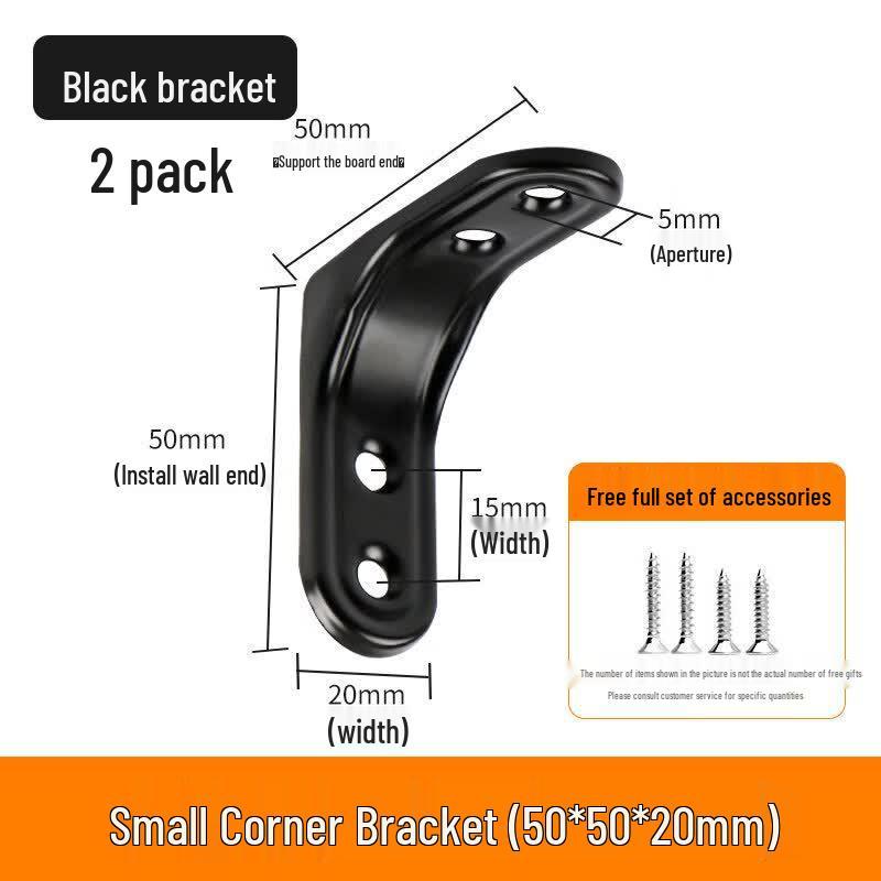 L-Shaped Shelf Support Brackets