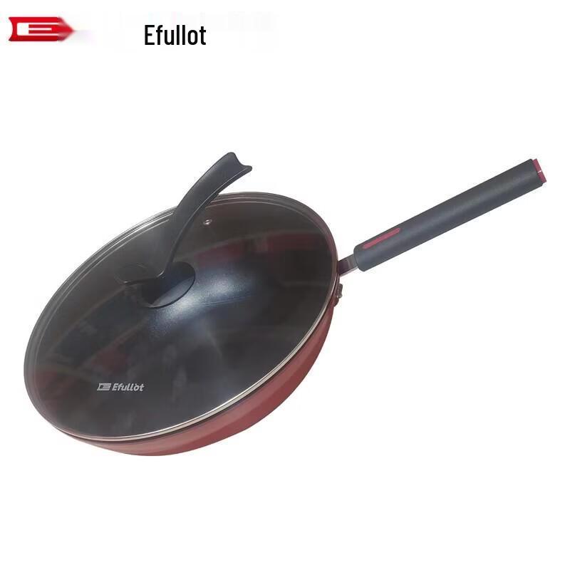 

EFULLOT TH-W316 Red Fortune Non-stick Wok