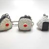 Resin Simulation Japanese Sushi Key Chain Simulation Japanese Rice Ball Model Pendant  Jewelry Girl
