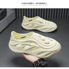 Hole Shoes Men Wear Beach Sandals In Summer with Soft Soles and Non-slip 2025 New Lightweight Bag Head Cool Slippers Men