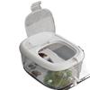 Eco-Friendly Turtle Breeding Tank with Climbing Platform and Drainage Lid