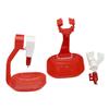 22mm Interface Square Tube Hanging Cup and Stainless Steel Drinking Nozzle Kit 360 Degrees Rotatable Duck Goose Waterer 1 Set