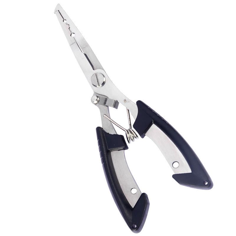 Extended Multifunctional Fishing Pliers: Hook Remover, Scissors, Line Cutter, Lead Shot, Fish Controller, Hook Tying Tool